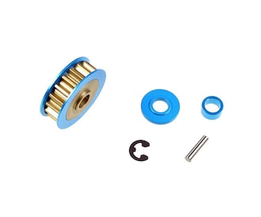 TAMIYA 300054450 &ndash; Ta06/Xv01 Aluminium Pulley, 18 Teeth
