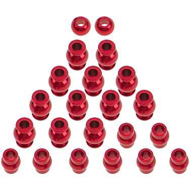 ShareGoo Aluminum Pivot Ball Set Compatible with 1/10 Arrma Typhon 4X4 3S&amp;550 Big Rock Vorteks Senton Granite 4X4 3S RC Car,Replace of AR330515