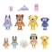 Bluey Super Fan Set, Includes Twelve 2-2.5" Figures, Bingo, Chattermax, Grey Dancer, Floppy Bunny, Lucky, Nana, Jean-Luc Johnny, Lucky's Dad, Joff, Pom Pom &amp; Grandad - 12 Pk   Amazon Exclusive