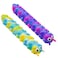 MEIEST 2PCS Pop Bubble Ball Sensory Fidget Toys, 3D Fidget Slug Toy with Light-Up, Silicone Stress Relief Sucker Hand Toys, Office Desk Anti-Anxiety Stretchy Toy for Adults &amp; Kids
