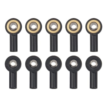 10Pack ShareGoo Metal M2 Ball Head Holder,M2.0 Tie Rod End Ball Joint Linkage Ball Head Bracket Compatible with HSP Tamiya Mini 4WD RC Car Model Boat (Black)