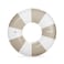 FUNBOY Giant Vintage Tan Khaki Stripe 48'' Tube Float with Integrated Cup Holder, Perfect for a Summer Pool Party, Large