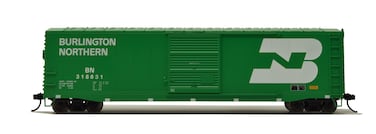 Rivarossi Burlington Northern with Sliding Door Running Number #318631 HO Scale Train Rolling Stock HR6637D