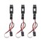 Joyzan Third Channel Switch, Remote Control RC Car Light Receiver Cord Controller Led Lights 3Rd Model Roof Lamp Lighting Cable 3 Way Power On Off Spare Parts Plastic Accessories 6V 1A Black 3Pcs
