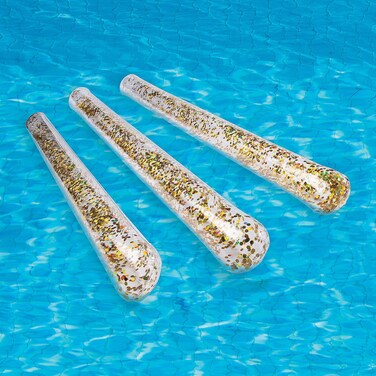 Gold Glitter Pool Noodle (Set of 6) 5 ft Long