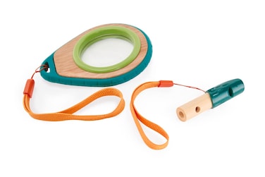 Hape Nature Detective Set  Bamboo &amp; Plant Plastic Detective Playset, Nature Exploration Toys for Outdoor Games, Green