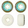 Slime Balls Skateboard Wheels 57mm Saucers 95A White