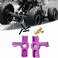 KingVal Replacement Metal Front Wheel Seat (Purple) Compatible with Wltoys 124019 RC Car Parts