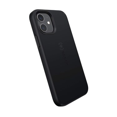 Speck iPhone 12 Case - Drop Protection Fits iPhone 12 Pro &amp; iPhone 12 Phones - Scratch Resistant Dual Layer Case with Soft Touch Coating - Black CandyShell Pro