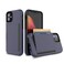 FDTCYDS for iPhone 11 Case with Card Holder,Credit Card Slot Protective Wallet Case - Grey