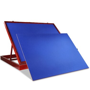 Jigitz 1500 Piece Jigsaw Puzzle Board Easel - Fold and Tilt Adjustable Felt Puzzle Board Tabletop Jigsaw Easel Board - 26" x 35" Portable Tabletop Puzzle Saver