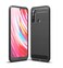CruzerLite Case Compatible with Xiaomi Redmi Note 8T Case, Carbon Fiber Texture Design Cover Anti-Scratch Shock Absorption Case Made for Xiaomi Redmi Note 8T (Black)