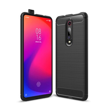 CruzerLite Case Compatible with Xiaomi Mi 9T Case, Compatible with Xiaomi Mi 9T Pro Case, Back Cover Anti-Scratch Shock Absorption Case for Xiaomi Mi 9T /9T Pro (Black)