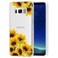 Tothedu Phone Case for Galaxy S8, Samsung S8 Case for Girls Women, Clear Slim Shockproof Pattern Soft Flexible TPU Back Phone Protective Cover Cases for Samsung Galaxy S8 (Sunflower)