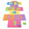 Hopscotch Playmat Foam Interlocking Puzzle Floor Mat - 10 Large Number Tiles (12" by 12" Square Blocks)