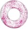 Intex Transparent Glitter Tube Inflatable Swimming Pool Float Raft Ring
