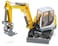 Siku 3559 Super Other License Wacker Neuson ET 65 Track Excavator, Yellow