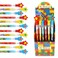 Tiny Mills 24 Pcs Building Blocks Brick Multi Point Stackable Pencil with Eraser for Brick Birthday Party Favor Prize Carnival Goodie Bag Stuffers Classroom Rewards Pinata Fillers