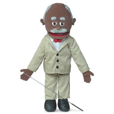 25" Pops, Black Grandfather, Full Body, Ventriloquist Style Puppet