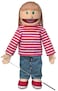 25" Emily, Peach Girl, Full Body, Ventriloquist Style Puppet
