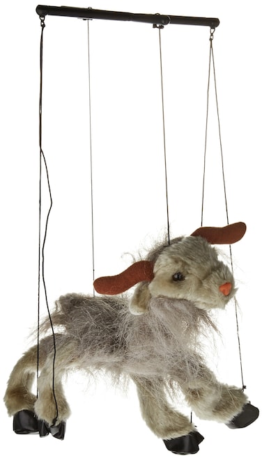 Sunny Toys 16" Baby Grey Goat Marionette