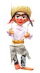 Mexican Marionette Puppets - Chica (Girl)