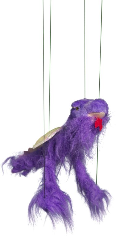 Sunny Toys 16" Baby Purple Dragon Marionette