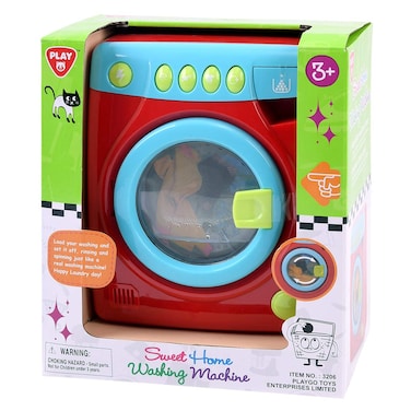 PlayGo Washing Machine Kitchen Toys Kids Children Play House Washing Machine for Fun Kids Toy Perfect For Your Little One 3 years &amp; Up