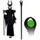 ddxx 51Inch Green LED Light Maleficent Staff Magical Scepter Wand Wizard
