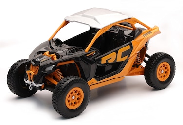 New Ray Can-Am Maverick X3 XRC Turbo ATV Orange and Black 1/18 Diecast Model
