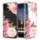 GREATRULY Floral Clear Pretty Phone Case for Google Pixel 3a (2019) for Women Girls,Flower Design Transparent Slim Soft Drop Proof TPU Bumper Cushion Silicone Cover Shell,FL-K