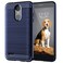 KEEPCA Compatible with LG Tribute Dynasty Case,Aristo 3 Case,Rebel 4 LTE Phone Case,Slim Thin Soft Flexible TPU Carbon Fiber Shockproof Texture Protective Cover for LG Aristo 2,Brushed Blue