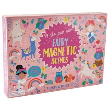 Floss &amp; Rock 40P3587 Rainbow Fairy Magnetic Play Scenes Toy