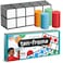 Bright Creations 4 Pack Giant Magnetic Ten Frames with 48 Math Counters, Magnet Frame for Classroom Learning