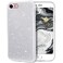 MILPROX Glitter case Compatible with iPhone SE 2022, iPhone 8 iPhone 7 4.7", Shiny Sparkle Bling, 3 Layer Hybrid Protective Soft Phone Case for iPhone SE 2022 3rd gen &amp; iPhone 7/8- Silver