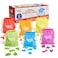 hand2mind Rainbow Lowercase Magnetic Letters, Plastic Magnetic Letters for Classroom, Alphabet Letters for Kids, Letter Recognition for Kindergarten, Word Building Letter Magnets for Kids (Set of 6)