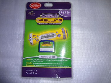 Turbo Twist Spelling Cartridge: 3rd and 4th Grade