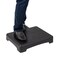 Mind Reader Platform Booster Step, Step Stool for Seniors, Riser, Pliable Surface, 15.75"L x 19.5"W x 3.75"H, Black