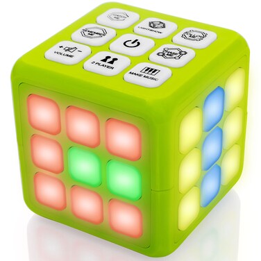 Tevo Cube-it - Brain &amp; Memory Games Cube - 7 in 1 Handheld Games for Kids - Electronic Memory Games Cube - Cool Toys for Boys &amp; Girls - Best STEM Toy Gift Ideas for Kids Ages 6-12+ Year Old