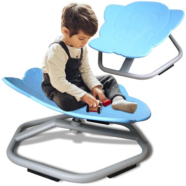 Kids Sensory Chair for Autism Swivel Spin Chair for Kids Spinny Wobble Balance Toy Physical Therapy Equipment and Body Coordination and Proprioception Awareness