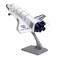 Ailejia Space Shuttle Scale Model Kit Airplane Orbiter Metal Model Space Shuttle Ship Plane Diecast Space Shuttle Aircraft Toy Collection Light 8