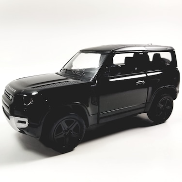 Kinsmart Land Rover Defender 90 Jet Black 136 Scale Diecast SUV,Small