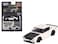 Skyline Kenmeri Liberty Walk RHD (Right Hand Drive) White with Matt Black Hood Limited Edition to 9600 Pieces Worldwide 1/64 Diecast Model Car by Mini GT MGT00702