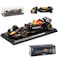 HTLNUZD 1/24 2022 New F1 RB18#1 for Verstappen Champion Racing Compatible with Red Bull 1:24 Static Alloy Car Die Cast Model Collectible Gift, Black