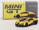 Bugatti Chiron Pur Sport Yellow and Carbon Limited Edition to 4200 Pieces Worldwide 1/64 Diecast Model Car by True Scale Miniatures MGT00428