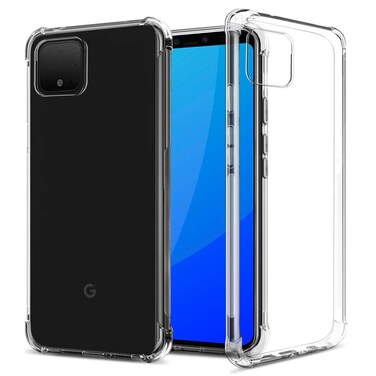 GREATRULY Clear Pretty Phone Case for Google Pixel 4 XL (2019),Slim Soft Drop Proof TPU Bumper Cushion Silicone Cover Shell,Crystal Clear