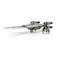 STAR WARS Micro Galaxy Squadron U-Wing Starfighter - 12-Inch Vehicle with Foldout Wings, Troop Bay, Sniper Gun, and Three 1-Inch Micro Figure Accessories