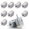 WWZMDIB 10Pcs 130 Toy Motor 3V~6V DC 24000 RPM High Speed Mini Motor Small and Compact Size Makes it Easy to Install and Operate in Tight Spaces