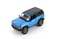2022 Ford Bronco Closed Top, Blue - Kinsmart 5438DA/B - 1/34 Scale Diecast Model Car