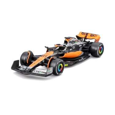 BBurago - Mclaren MCL60 Oscar Piastri #81 2023 - Realistic Car Model in 1:43 Scale, Driven by Oscar Piastri, Officially Licensed MCLaren, Recommended Age 3+ Years